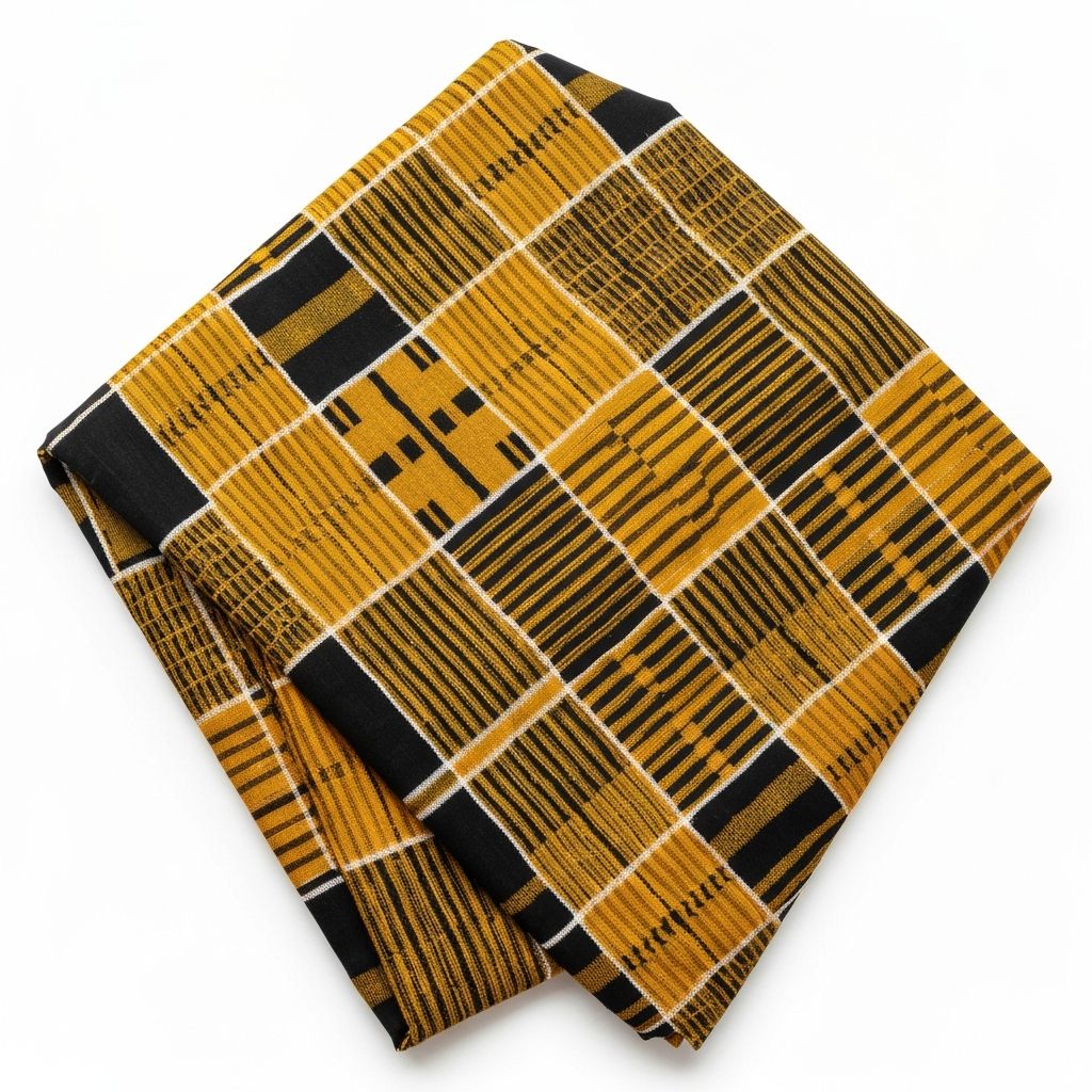 Kente Or et Noir